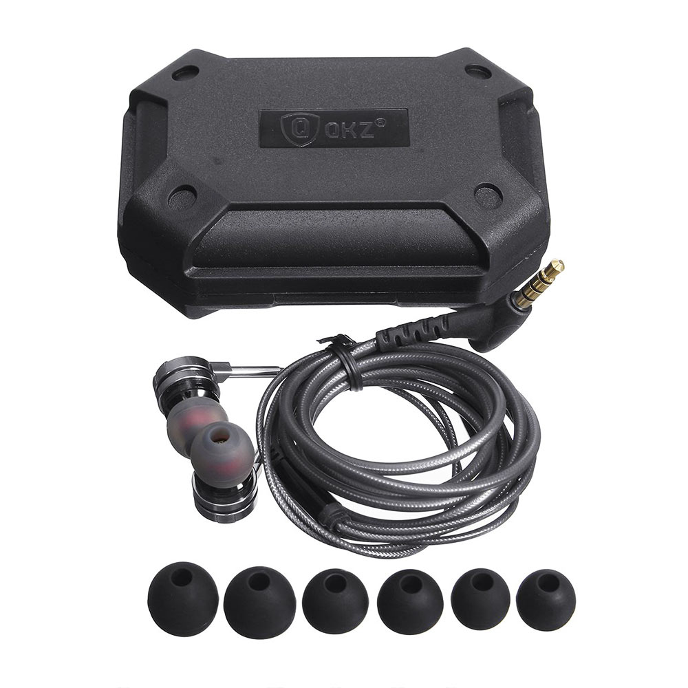 QKZ DM9 Zinc Alloy HiFi Metal Earphone - Image 2