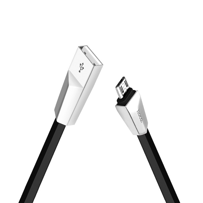 HOCO X4 Zinc Alloy Rhombic Micro USB Data Charging Cable - Image 2