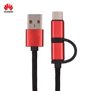 HUAWEI 2in1 fast charging Cable Micro USB+Type C