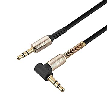 AUX Spring 3.5mm Audio Cable Male to Male 1m