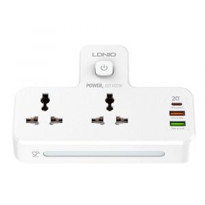 LDNIO SC2311 20W 3-Port USB Charger Extension Power Strip