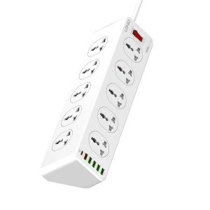LDNIO SC10610 30W 10 Port + 1PD + 1QC + 4USB Universal Power Socket