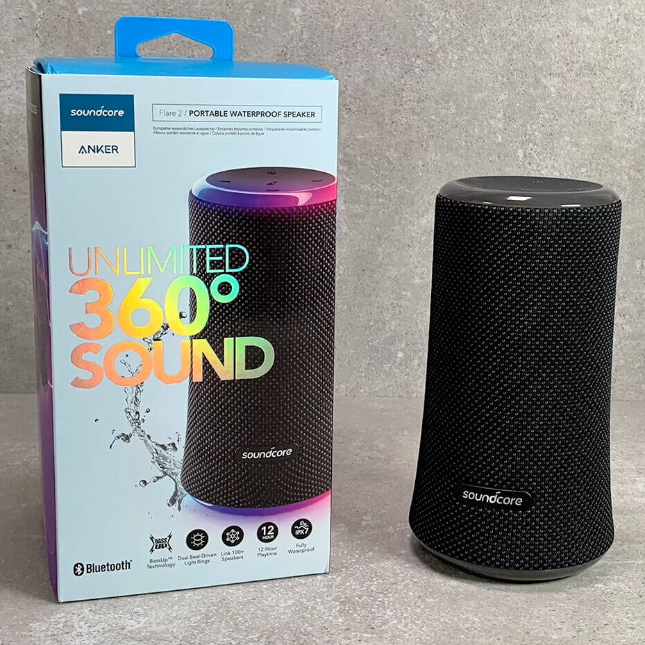 Anker SoundCore Flare 2 Portable Bluetooth Speaker - Image 4