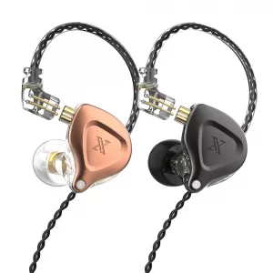 QKZ ZX2 HIFI Metal Earphone 1DD Dynamic Headphone with Mic