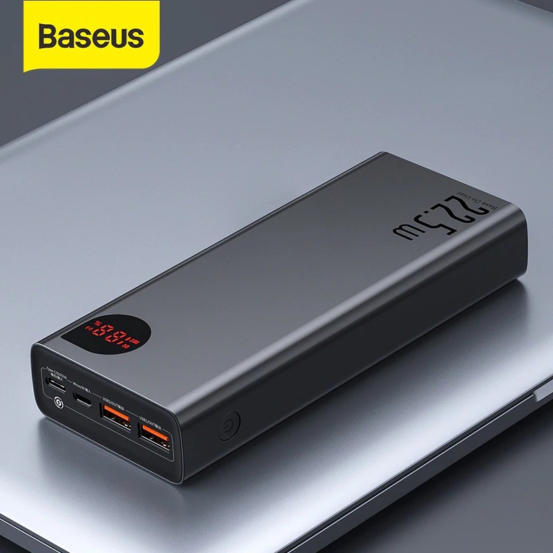 Baseus Adaman Metal Digital Display Quick Charge 22.5W 30000mAh Power Bank - Image 2