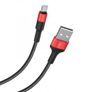 HOCO X26 Micro USB 1m Nylon Braided Fast Charging Cable