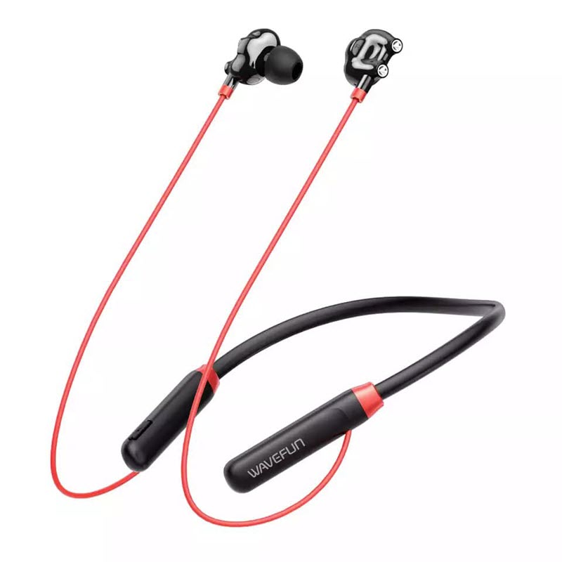 Wavefun Flex U Dual Dynamic Speaker Wireless Neckband Earphone - Image 2
