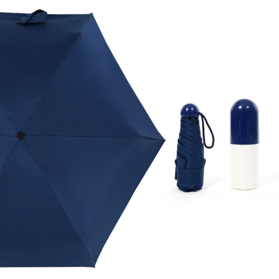 Mini Pocket Capsule Waterproof UV Rain Umbrella - Image 2