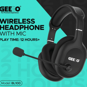 Geeoo BL-100 Over-Ear Bluetooth Headset with 3.5mm (Optional)
