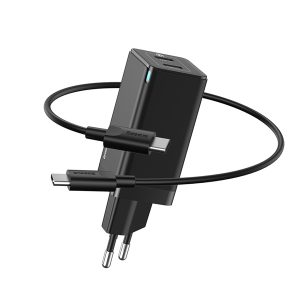 Baseus 45W GaN Charger PD With Fast Charging Type C 1m Cable