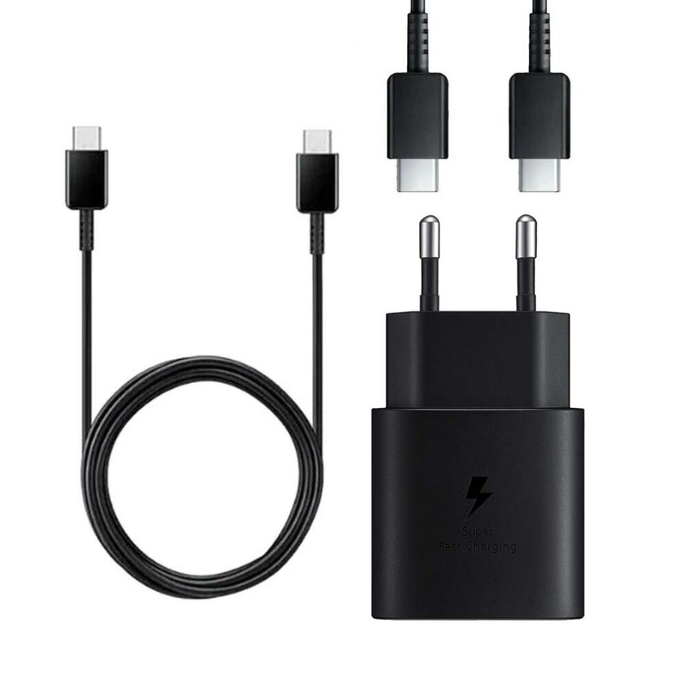 Samsung 25W USB-C Adapter with Type C Cable (EU) - Image 2