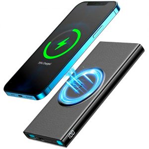 JOYROOM JR-W010 10,000 mAh 22.5W Ultra-thin Digital Display Wireless Power Bank