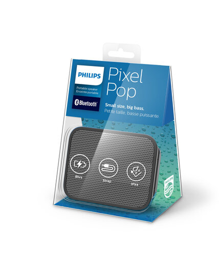 Philips Pixel Pop Wireless Portable Bluetooth Speaker BT110B - Image 2