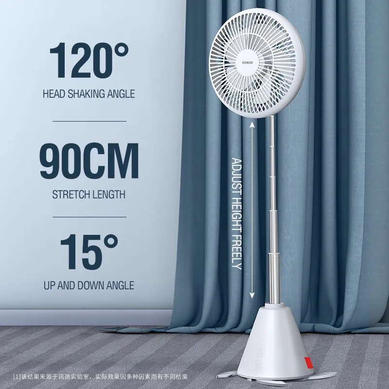 Xundd XDOT-024 USB Rechargeable Oscillating Fan 8000mAh Battery - Image 3